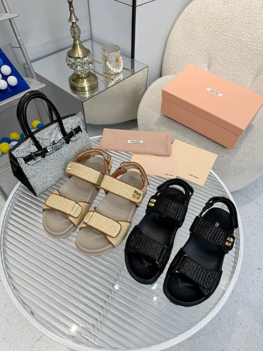 Miu miu sandals.