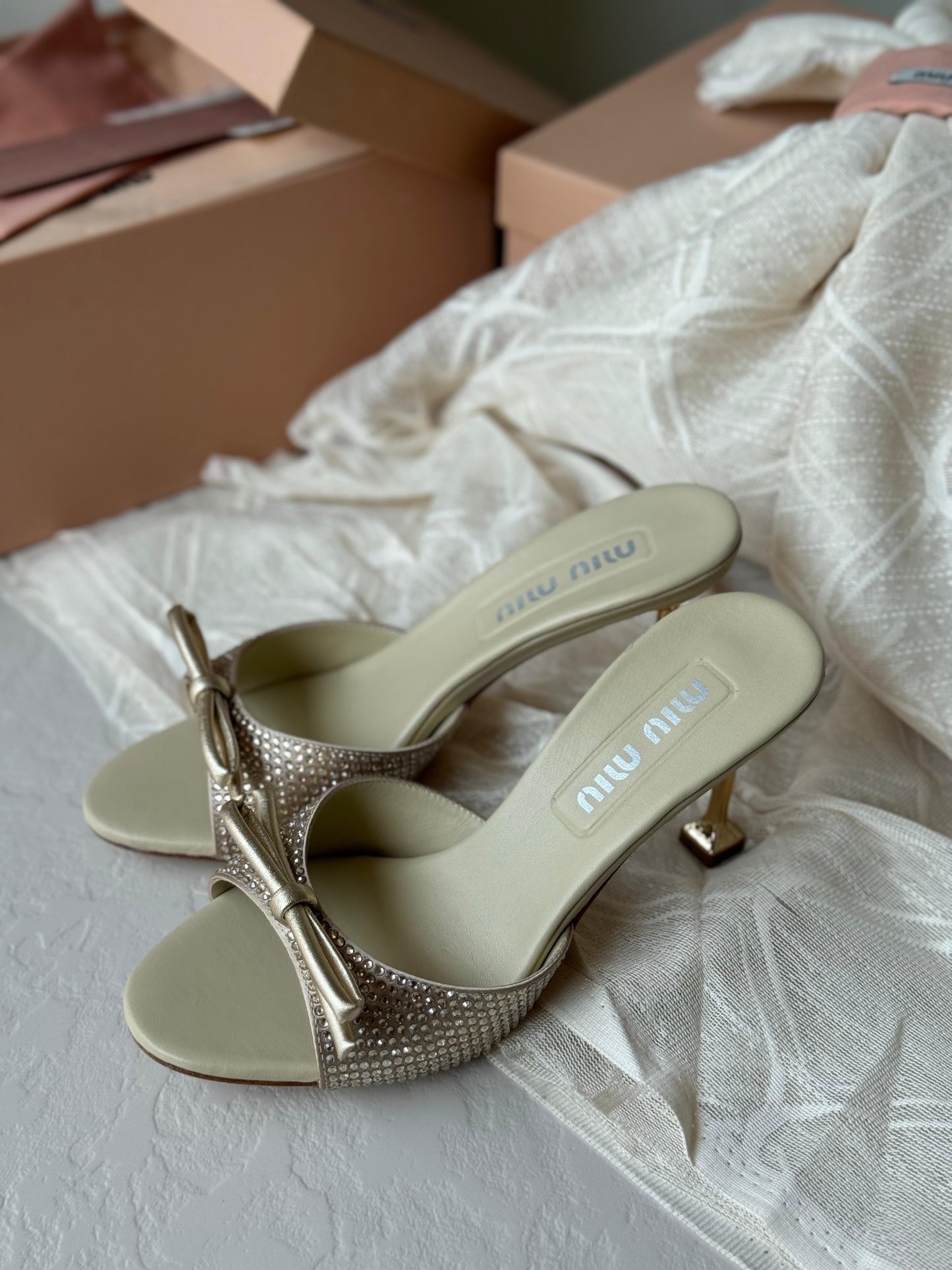 Miu miu sandals heels