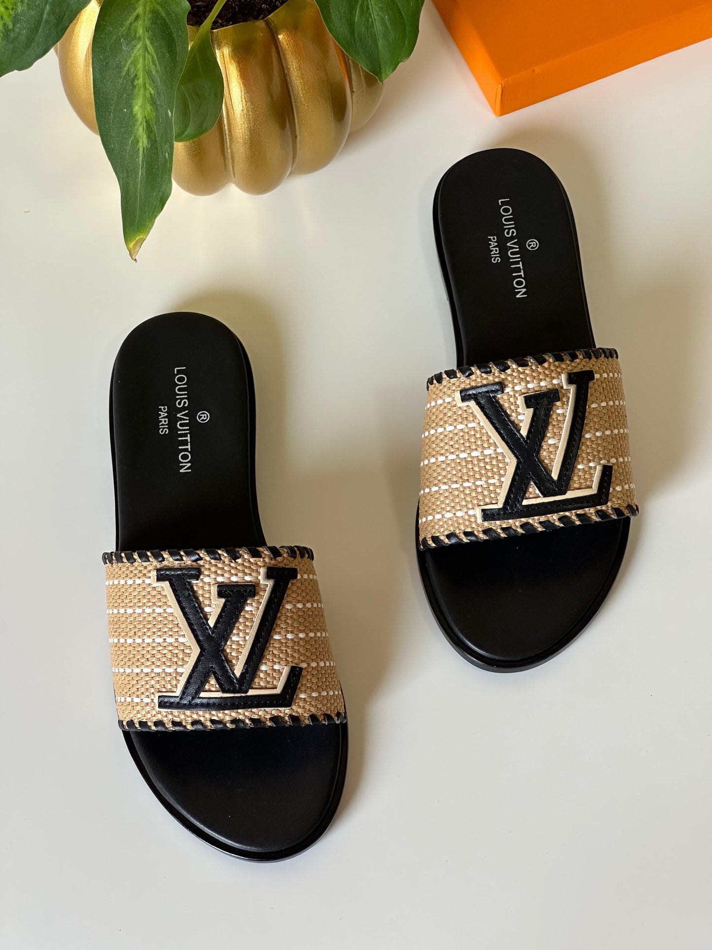 Lv slippers and sandals