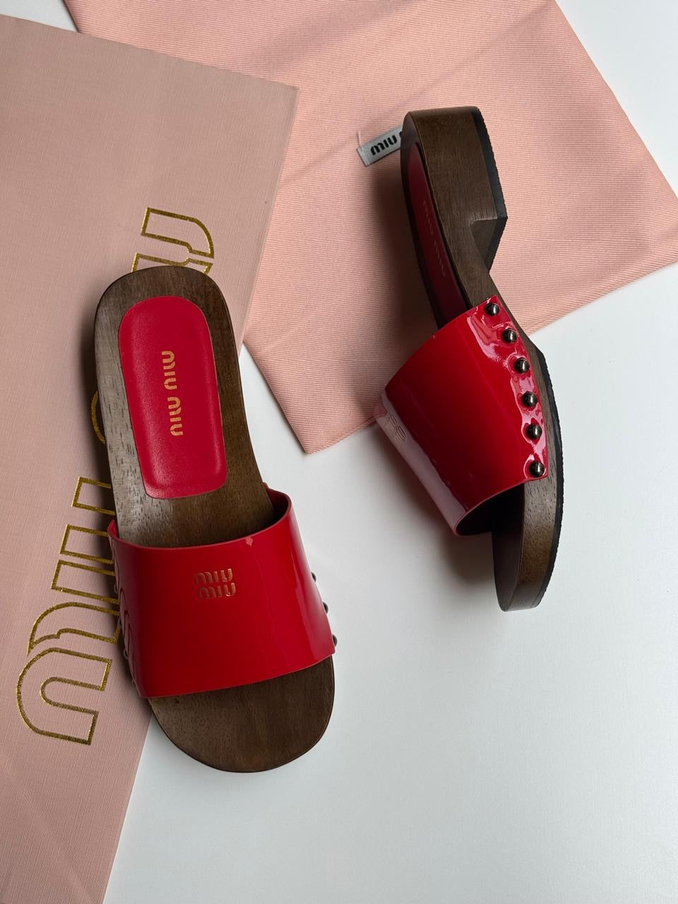 Miu miu sandals heels