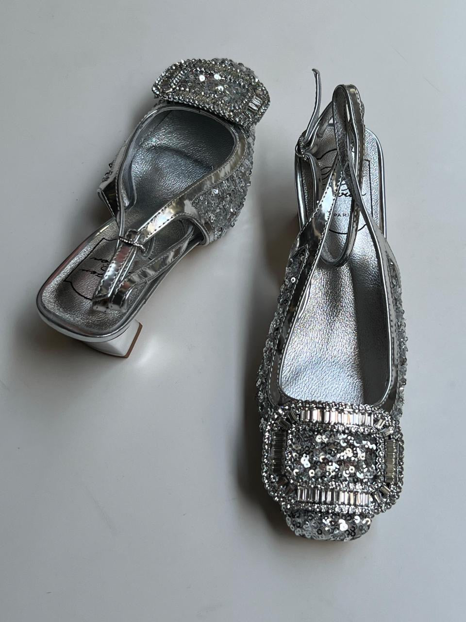 Roger vivier heels - silver