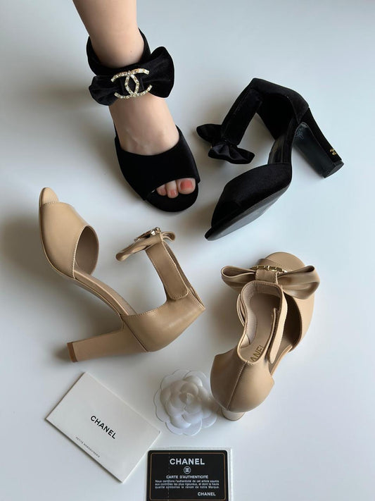 Chanel sandals heels