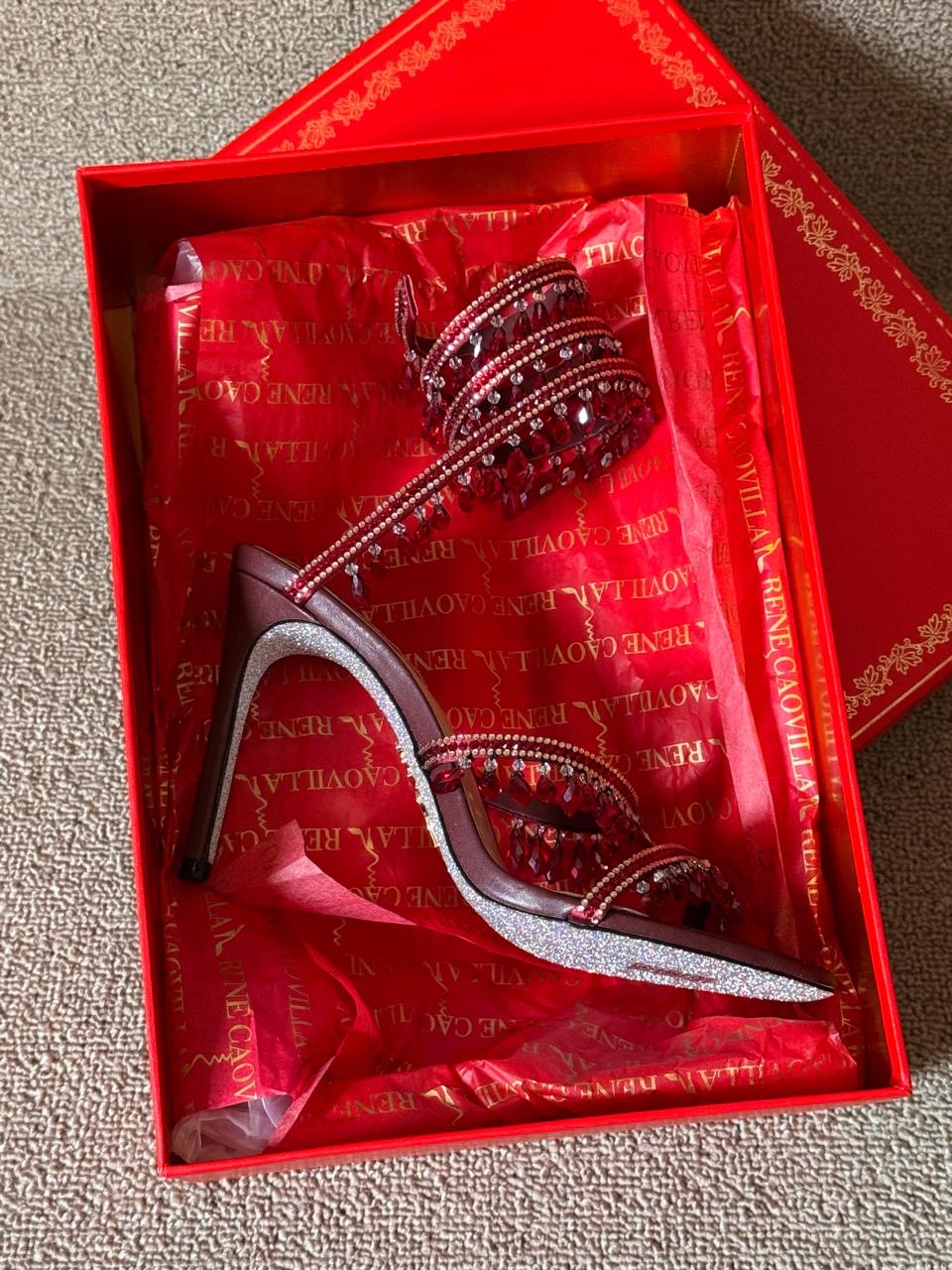 Rene caovilla sandas heels