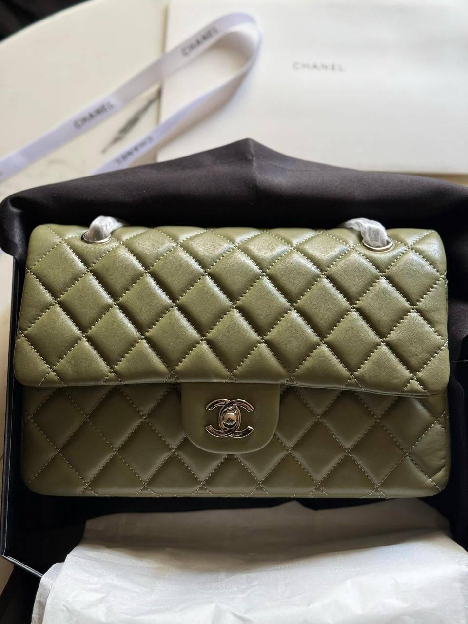 Chanel bag (silver hardware)
