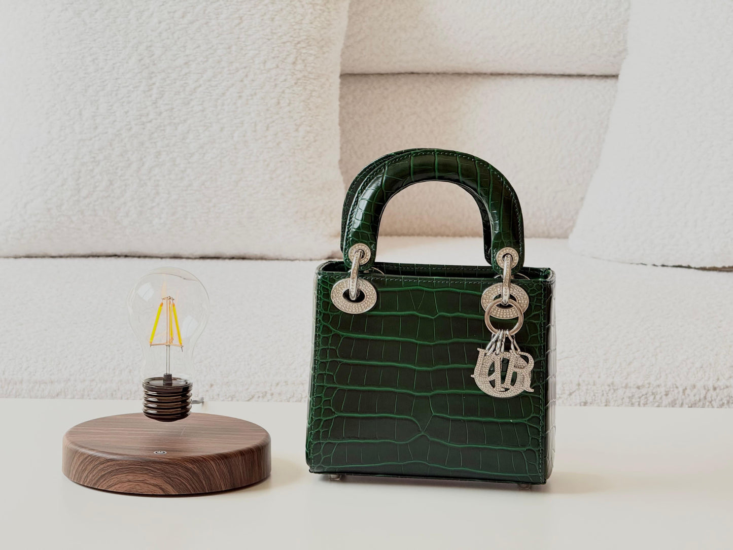 Lady Dior bag  crocodile