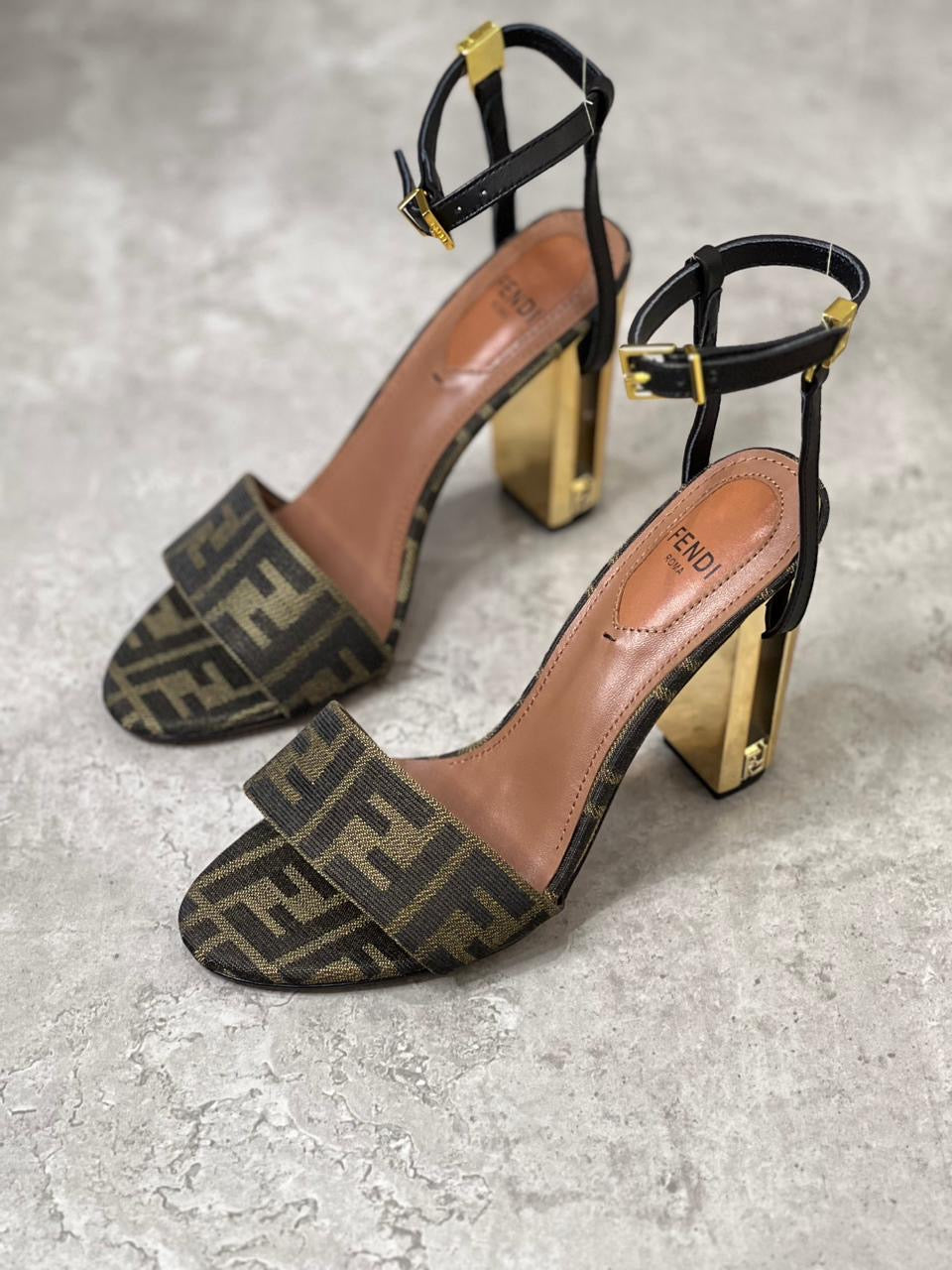 Fendi sandals heels