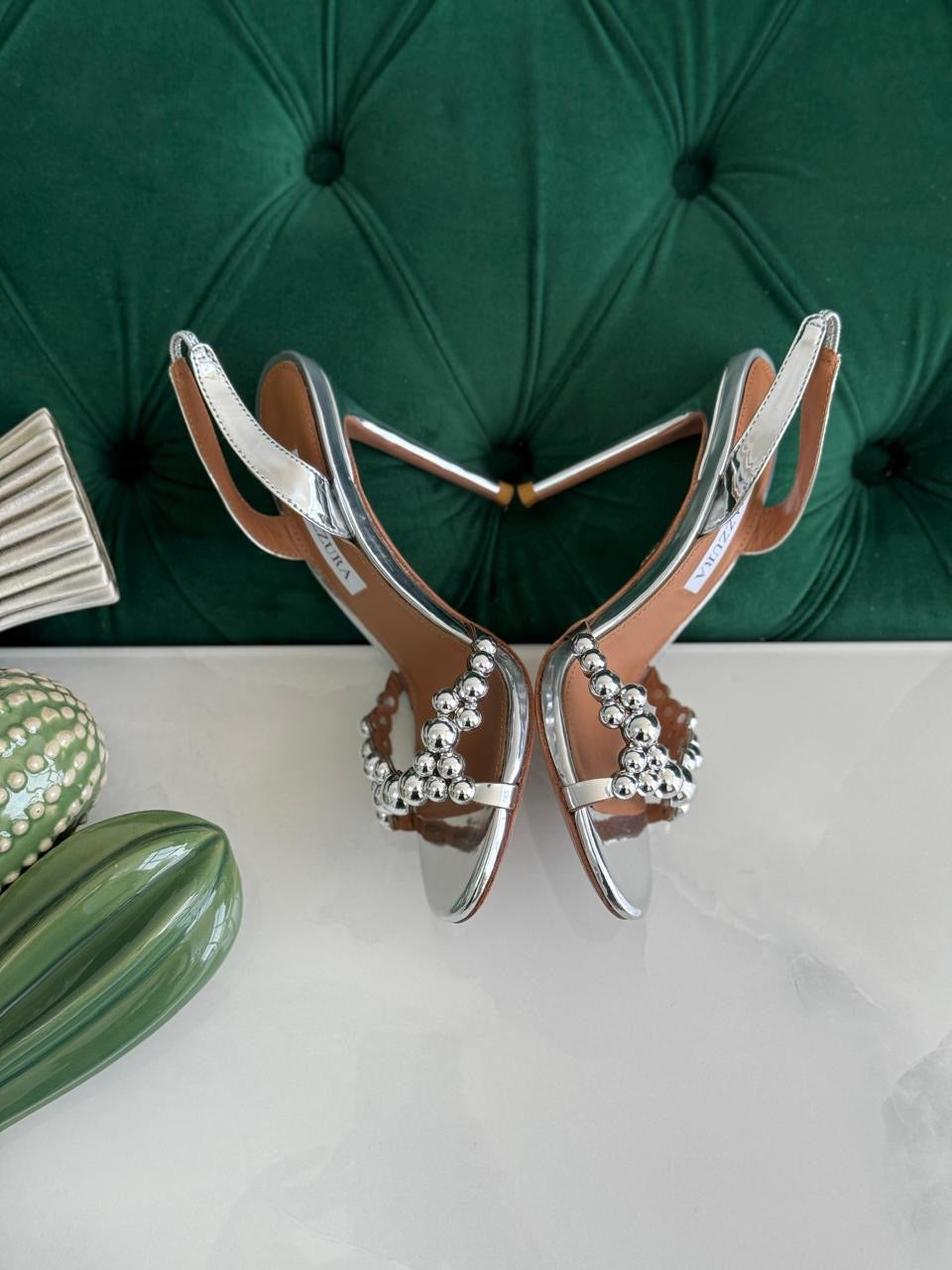 Aquazurra sandals heels