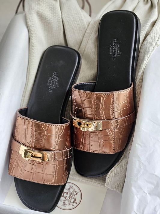 Hermes slippers
