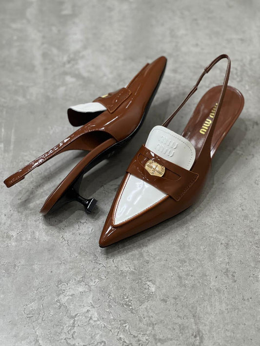 Miu miu heels brown