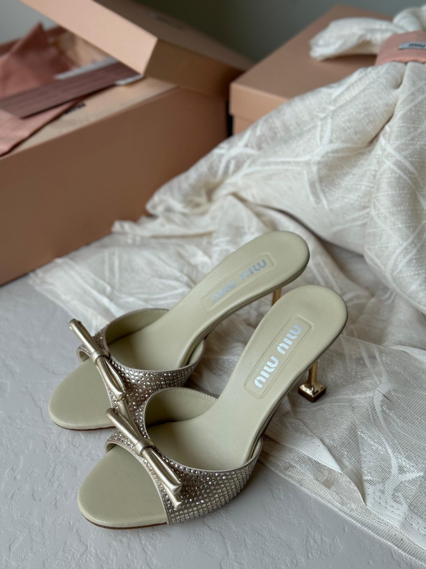 Miu miu sandals heels