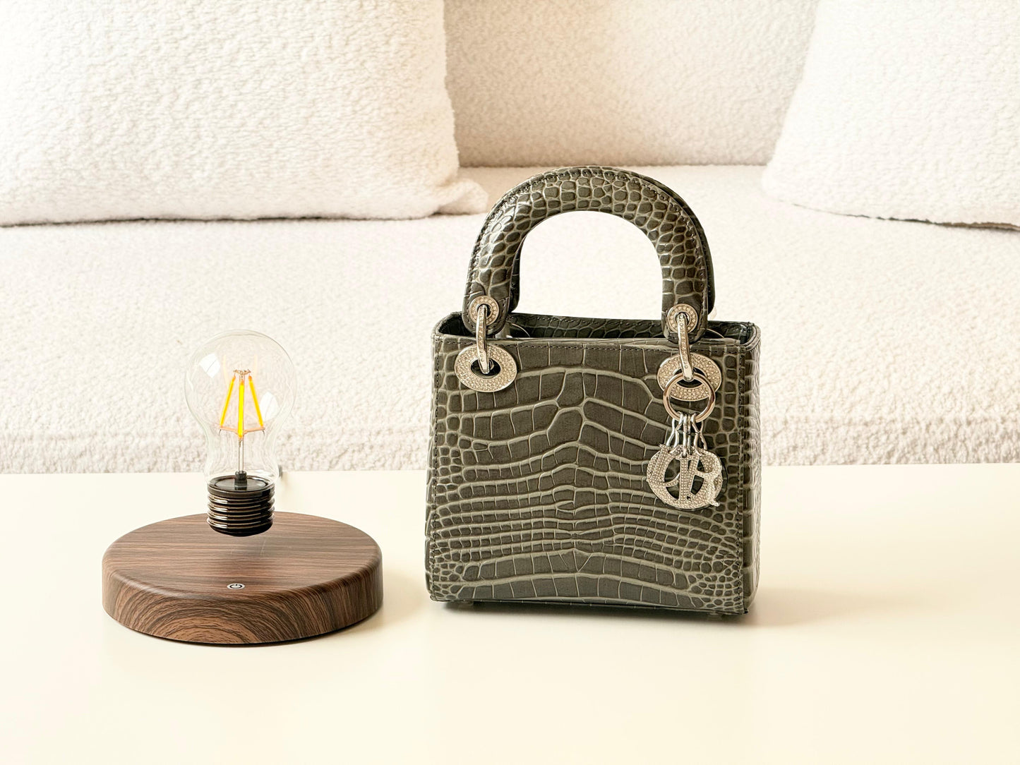 Lady Dior bag  crocodile