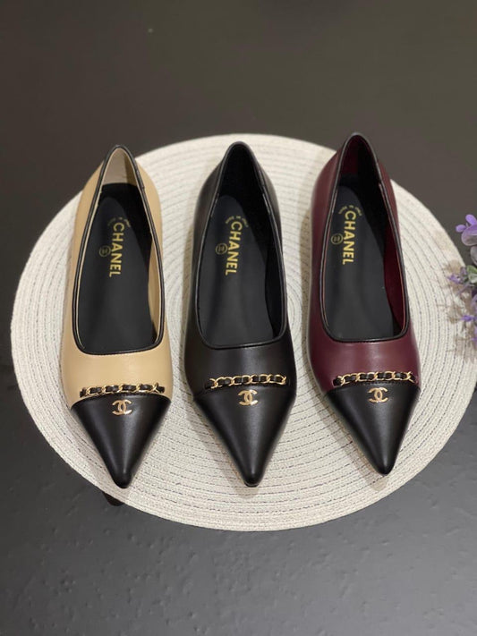 Chanel heels - low heels