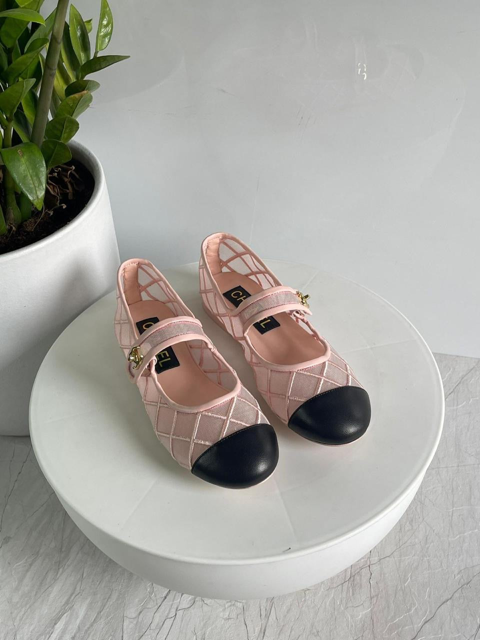 Chanel ballerina pink