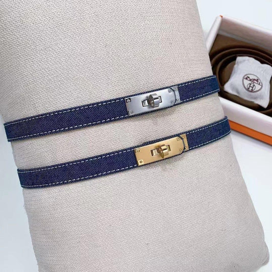 Hermes belt - blue