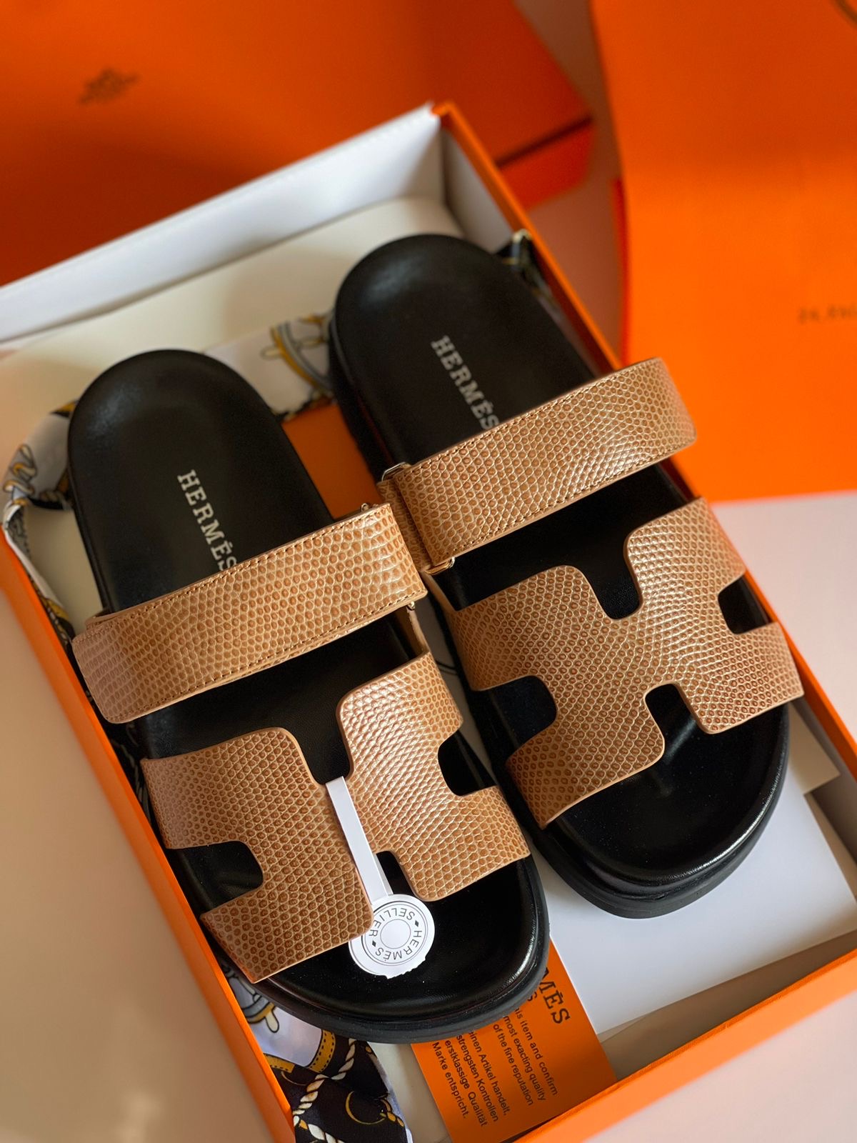 Hermes slippers- chypre