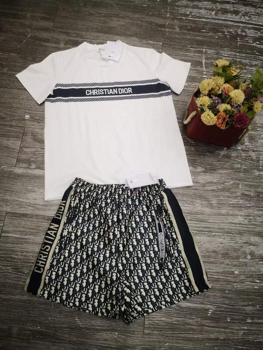 Dior short and tshirt