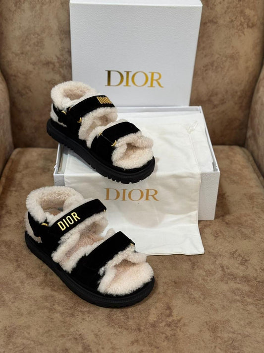 Dior sandals.