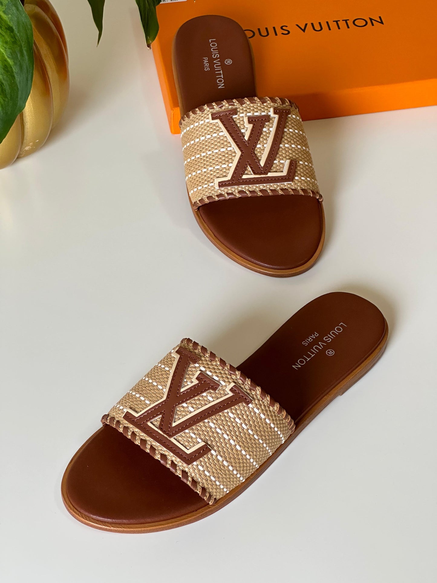 Lv slippers and sandals