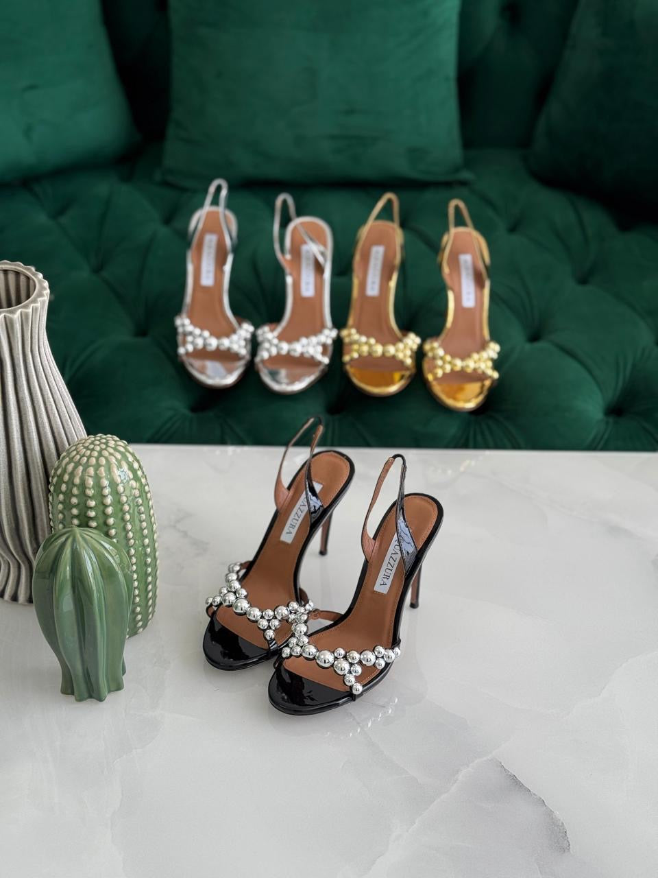 Aquazurra sandals heels