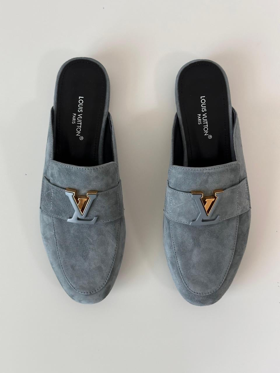 Lv mules suede
