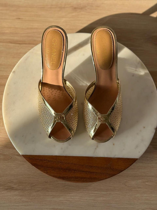 Chanel sandals heels