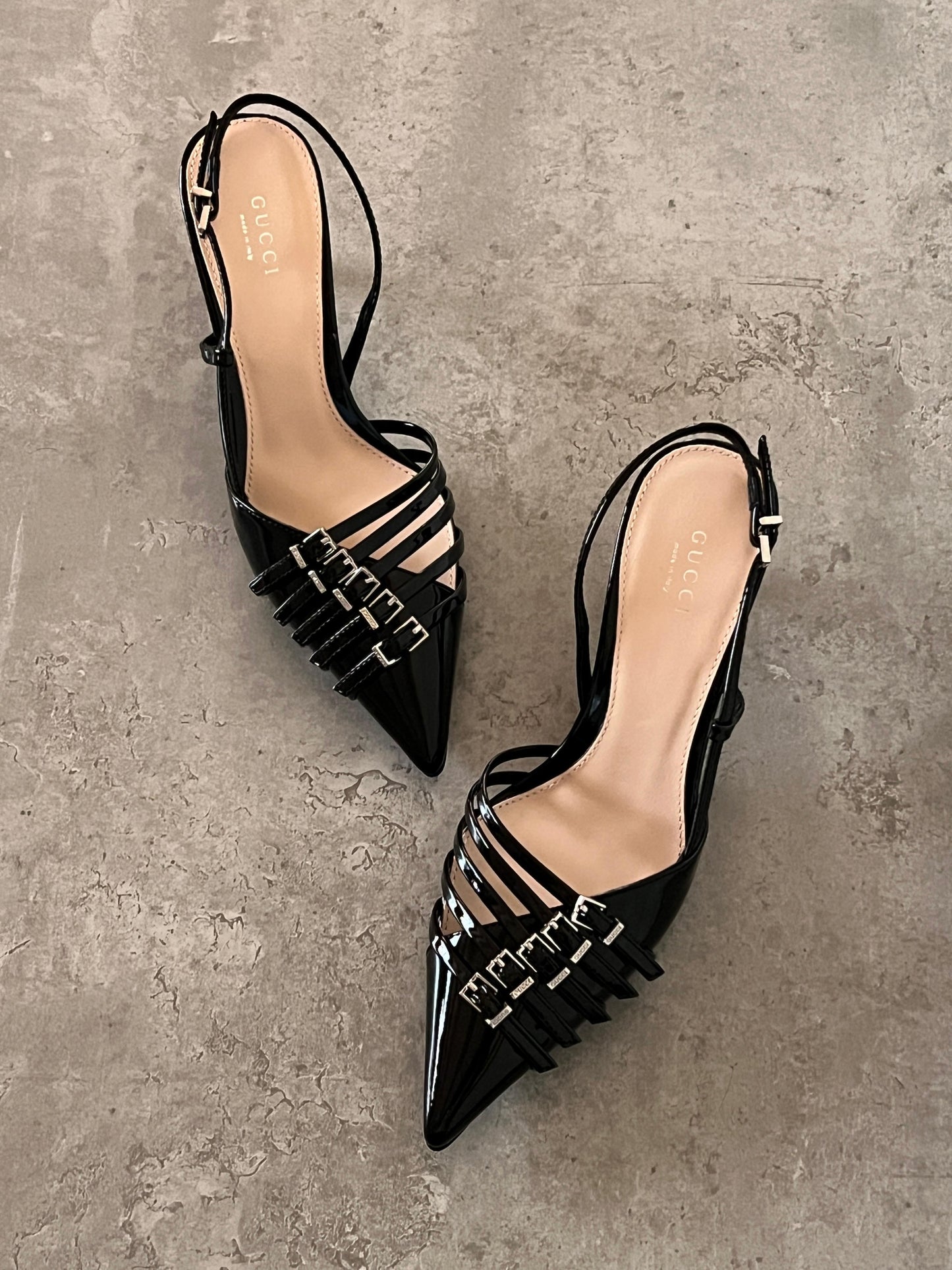 Gcci sandals heels