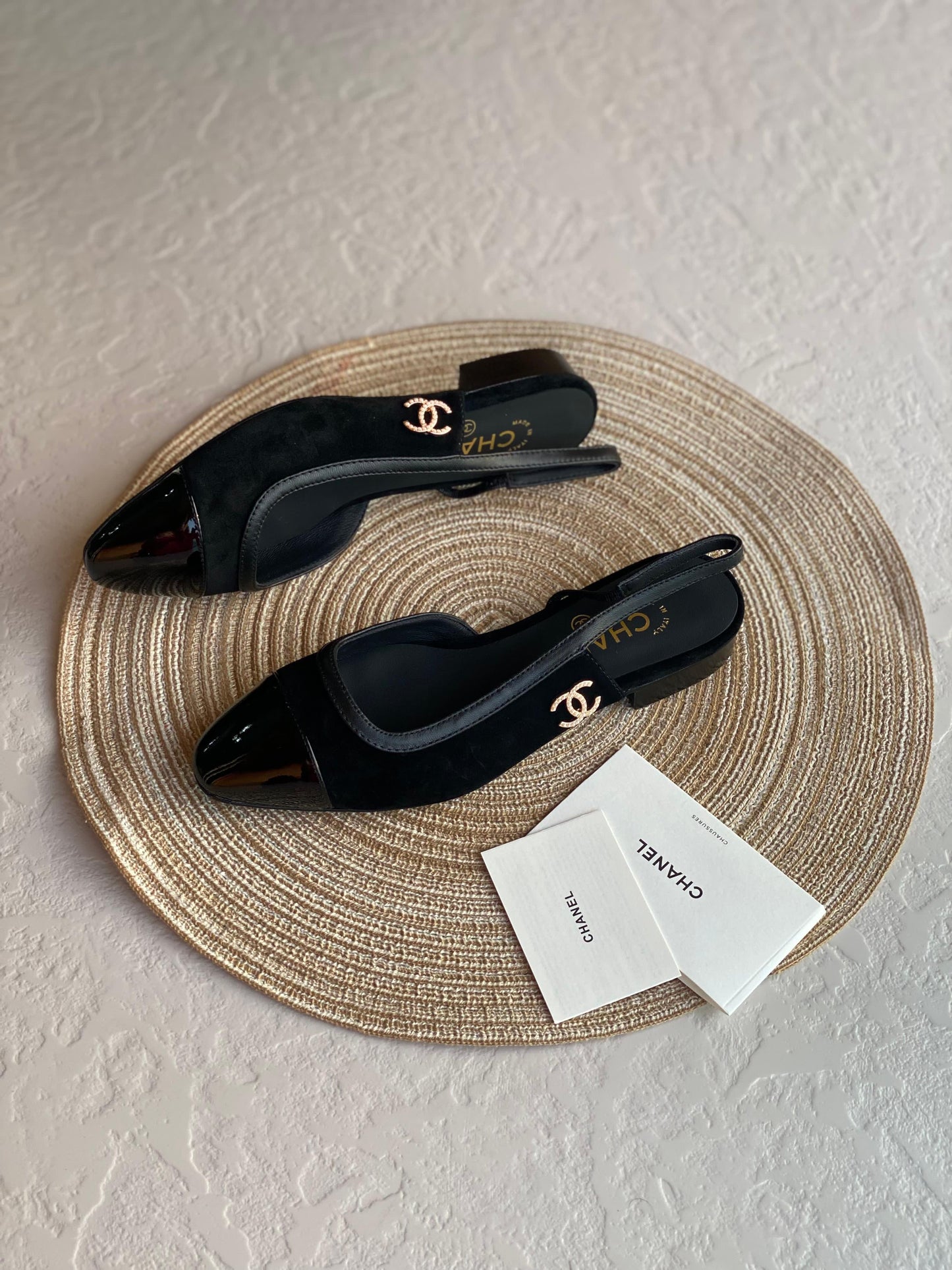 Chanel heels - low heels - flat