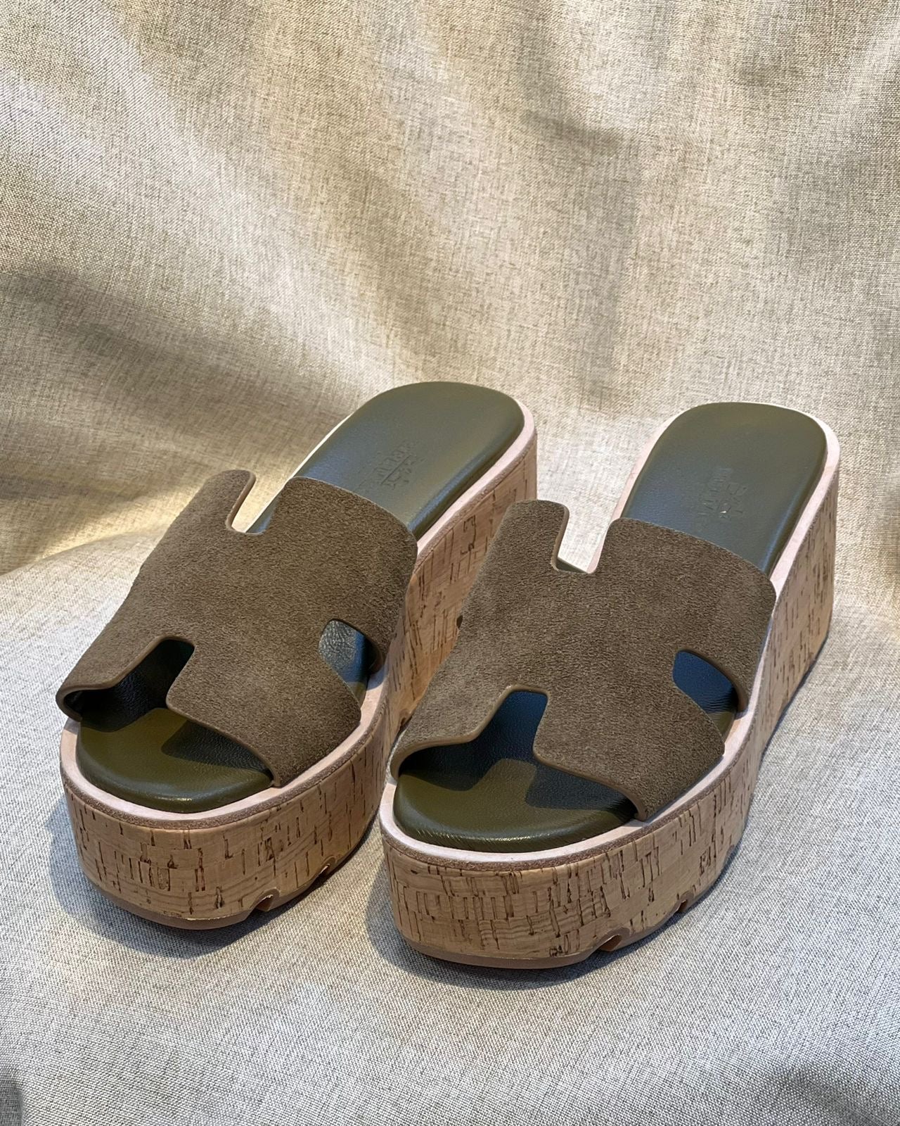 Hermes slippers - wedges