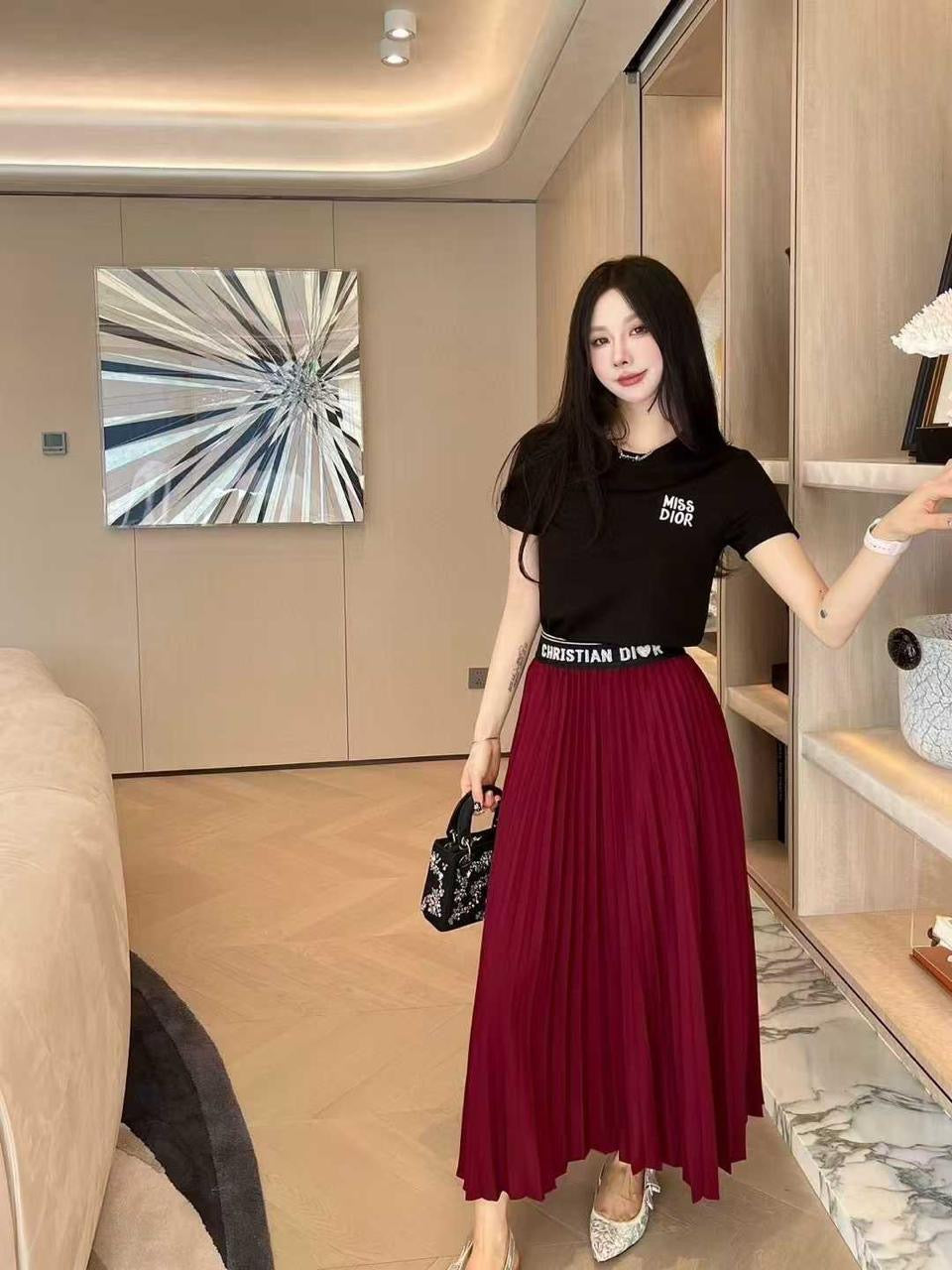 Dior clothes set / skirt & tshirt
