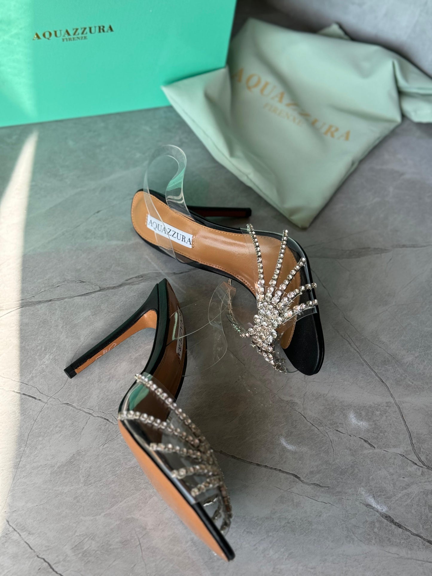 Aquazurra sandals heels