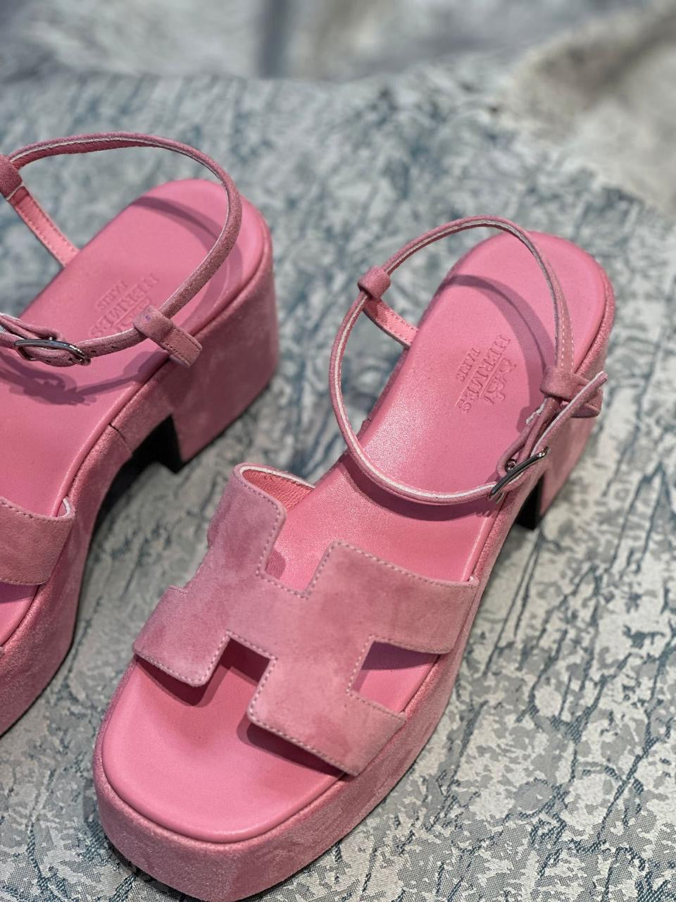 Hermes sandals heels - wedges