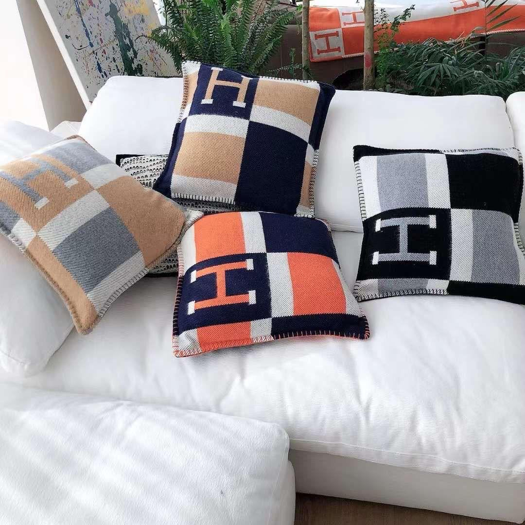 Hermes blanket & pillow cover