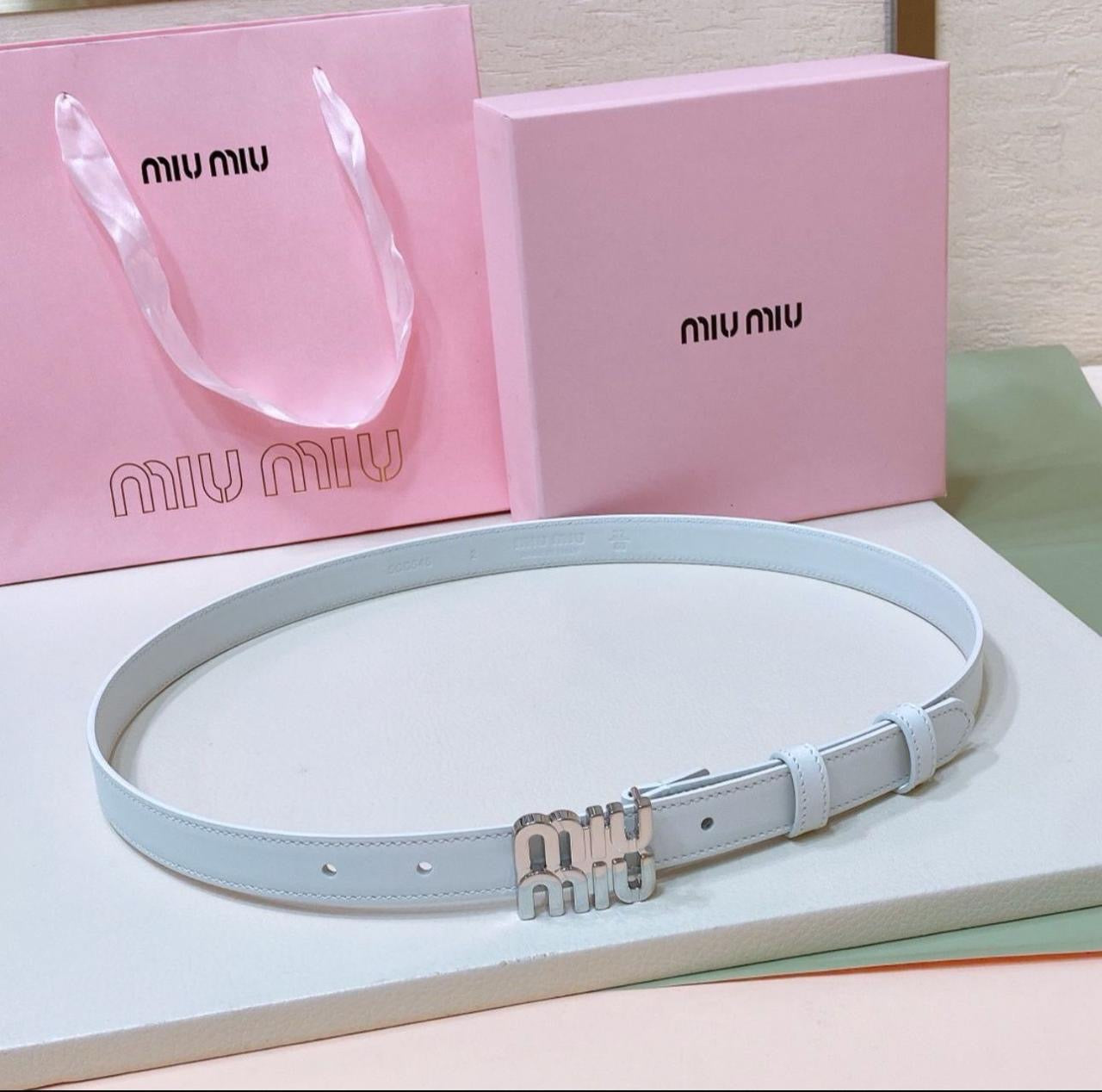 Miu miu belt