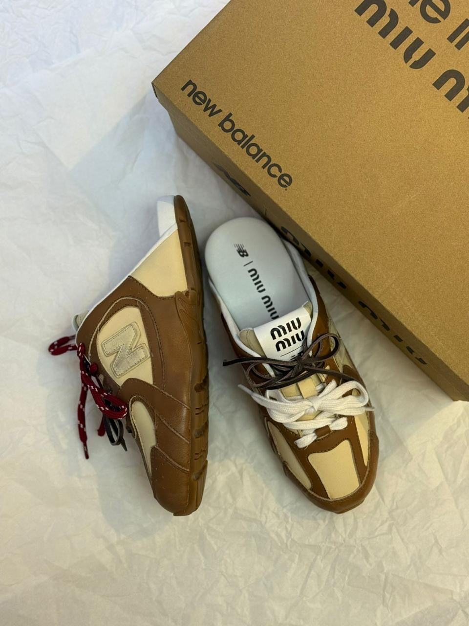 New balance x miu miu sneakers mules