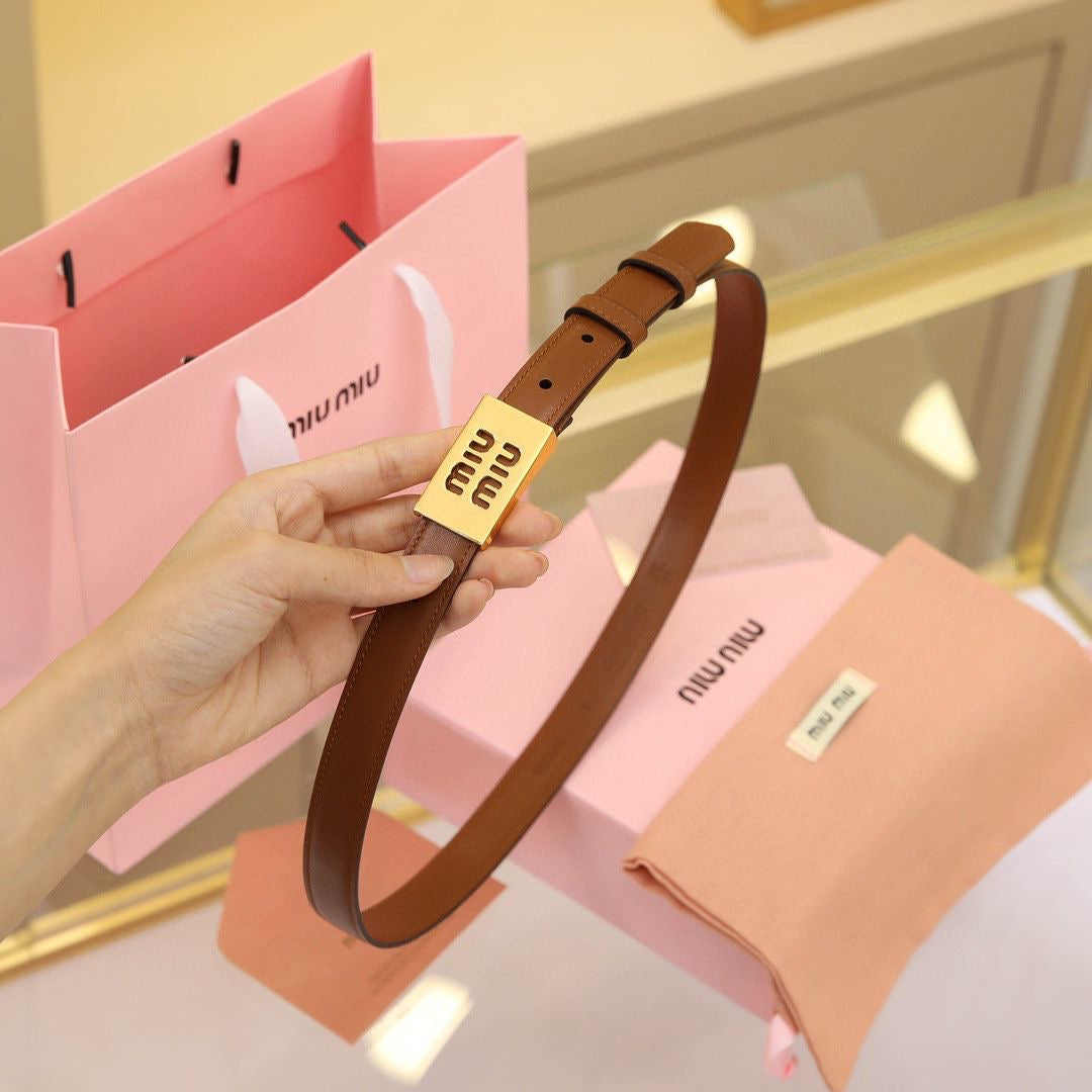 Miu miu belt