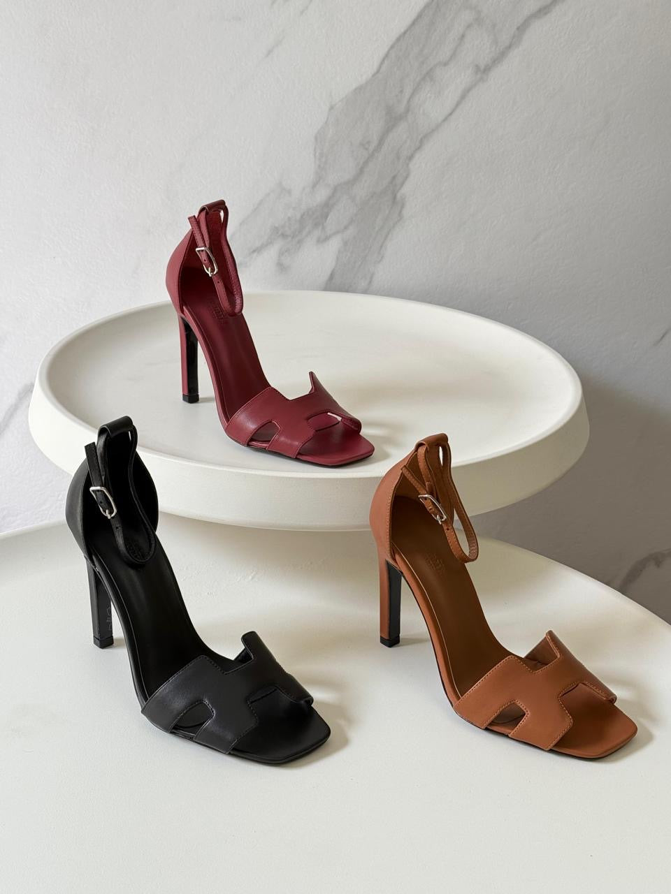 Hermes sandals heels (soft leather)