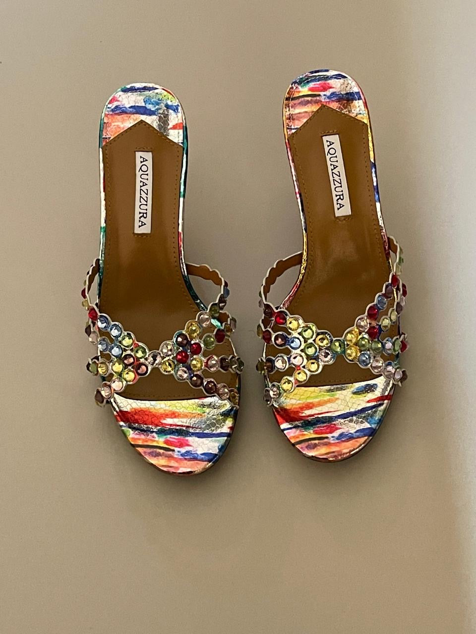 Aquazurra sandals heels