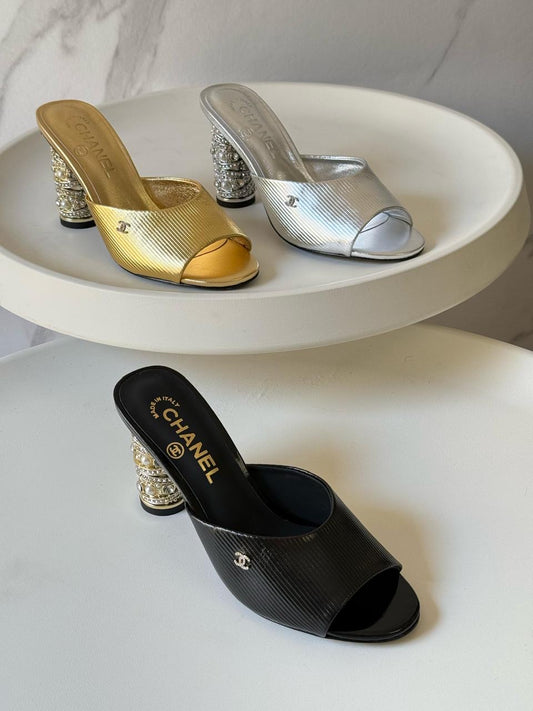 Chanel sandals heels
