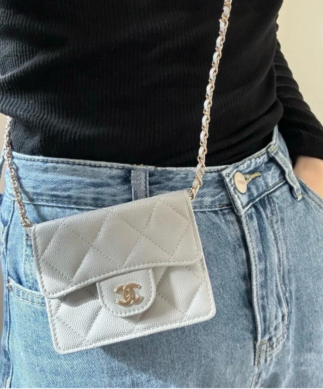 Chanel belt - chain belt with wallet