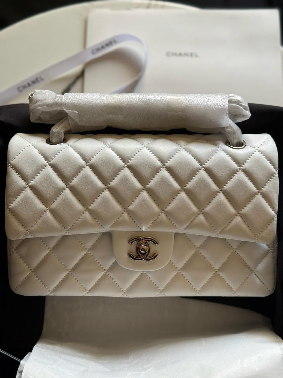 Chanel bag (silver hardware)