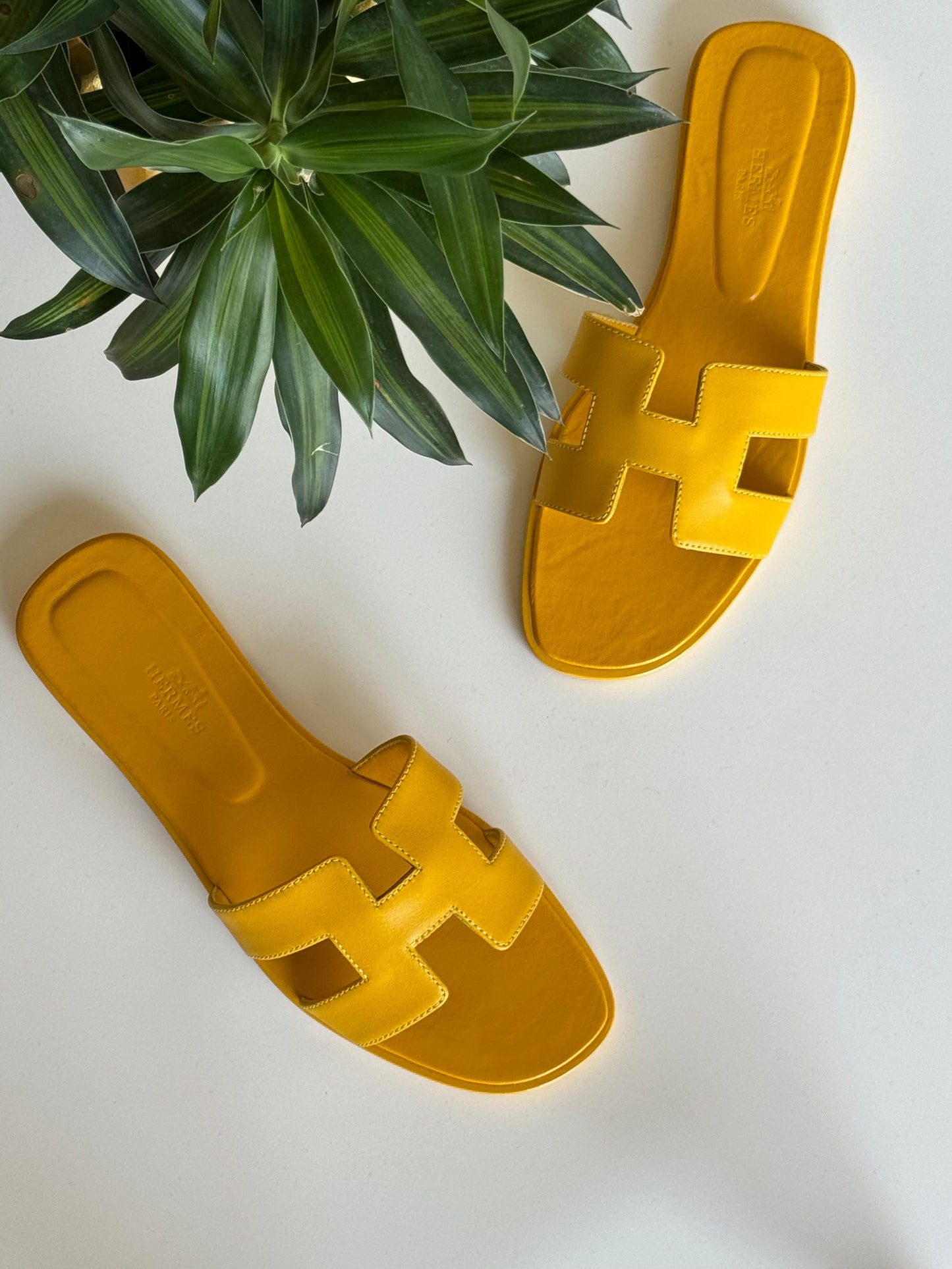 Hermes slipper - soft leather