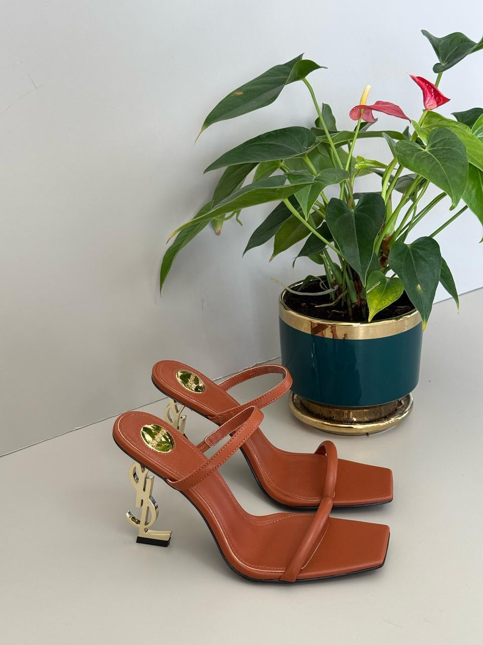Ysl sandals heels