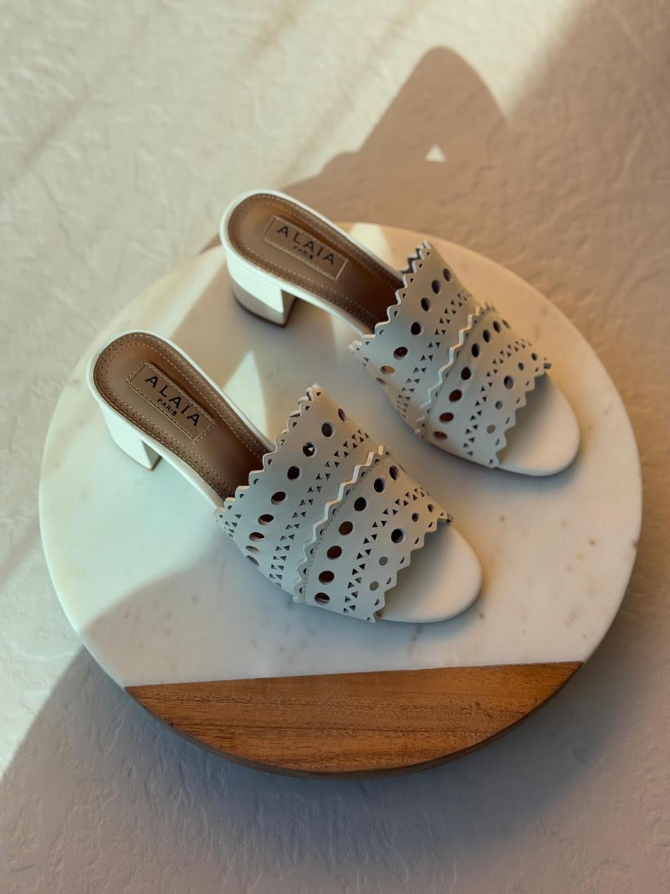 Alaia sandals heels