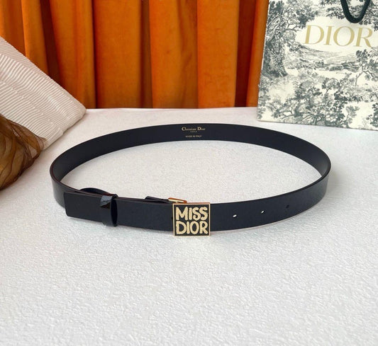 Dior belt shiny