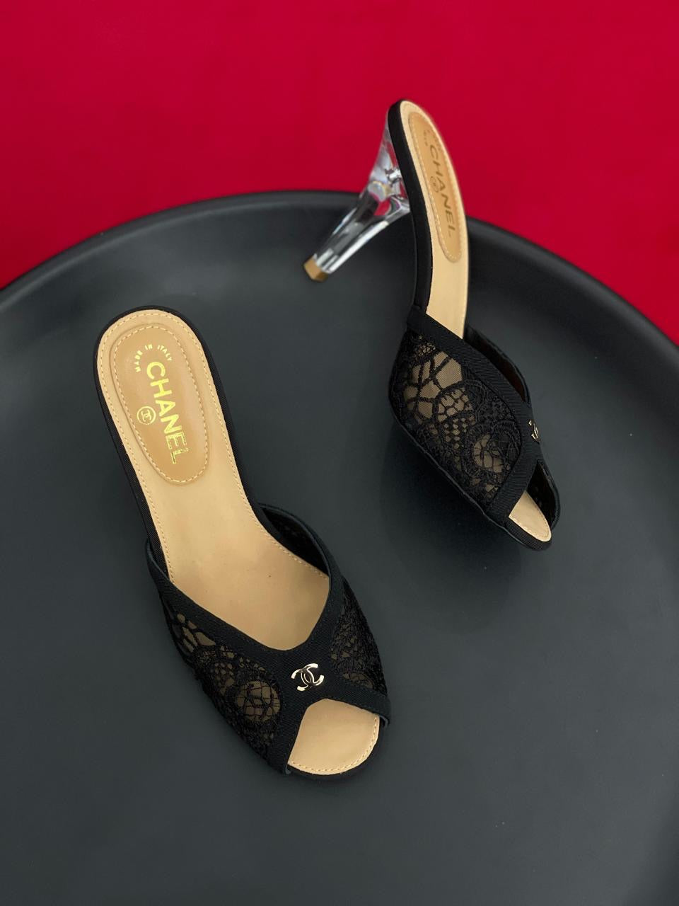 Chanel sandals heels