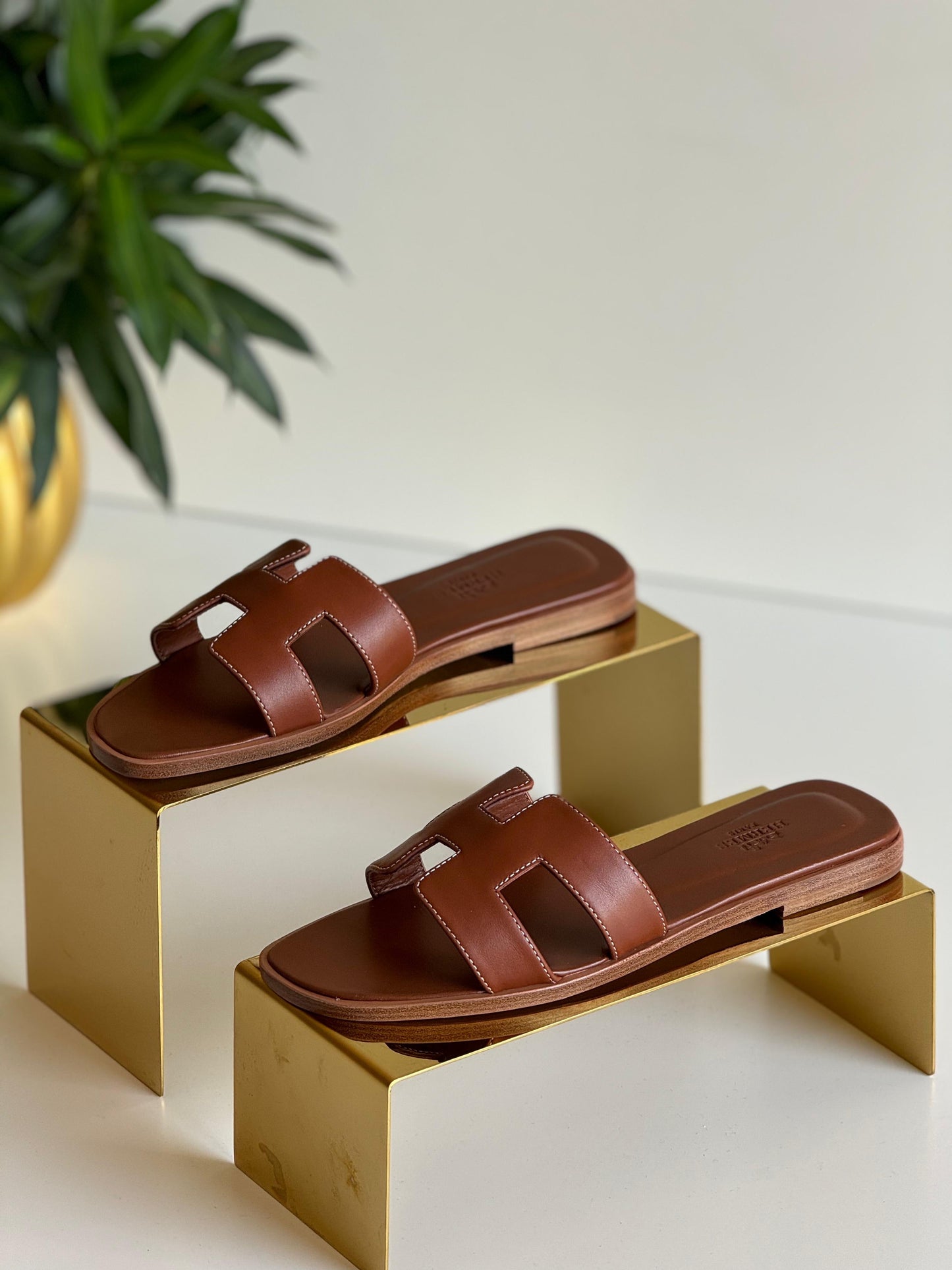 Hermes slipper - soft leather