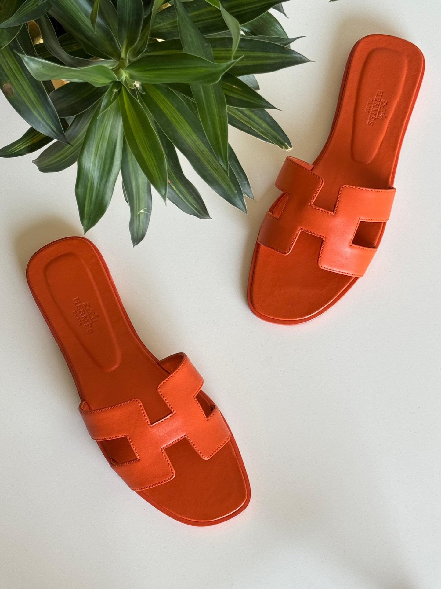 Hermes slipper - soft leather