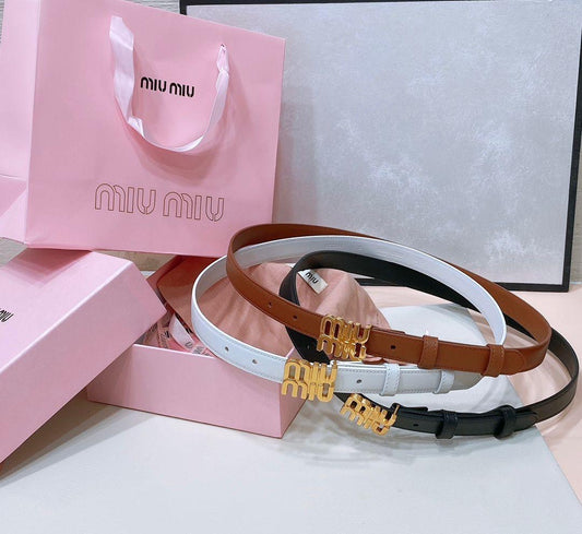 Miu miu belt