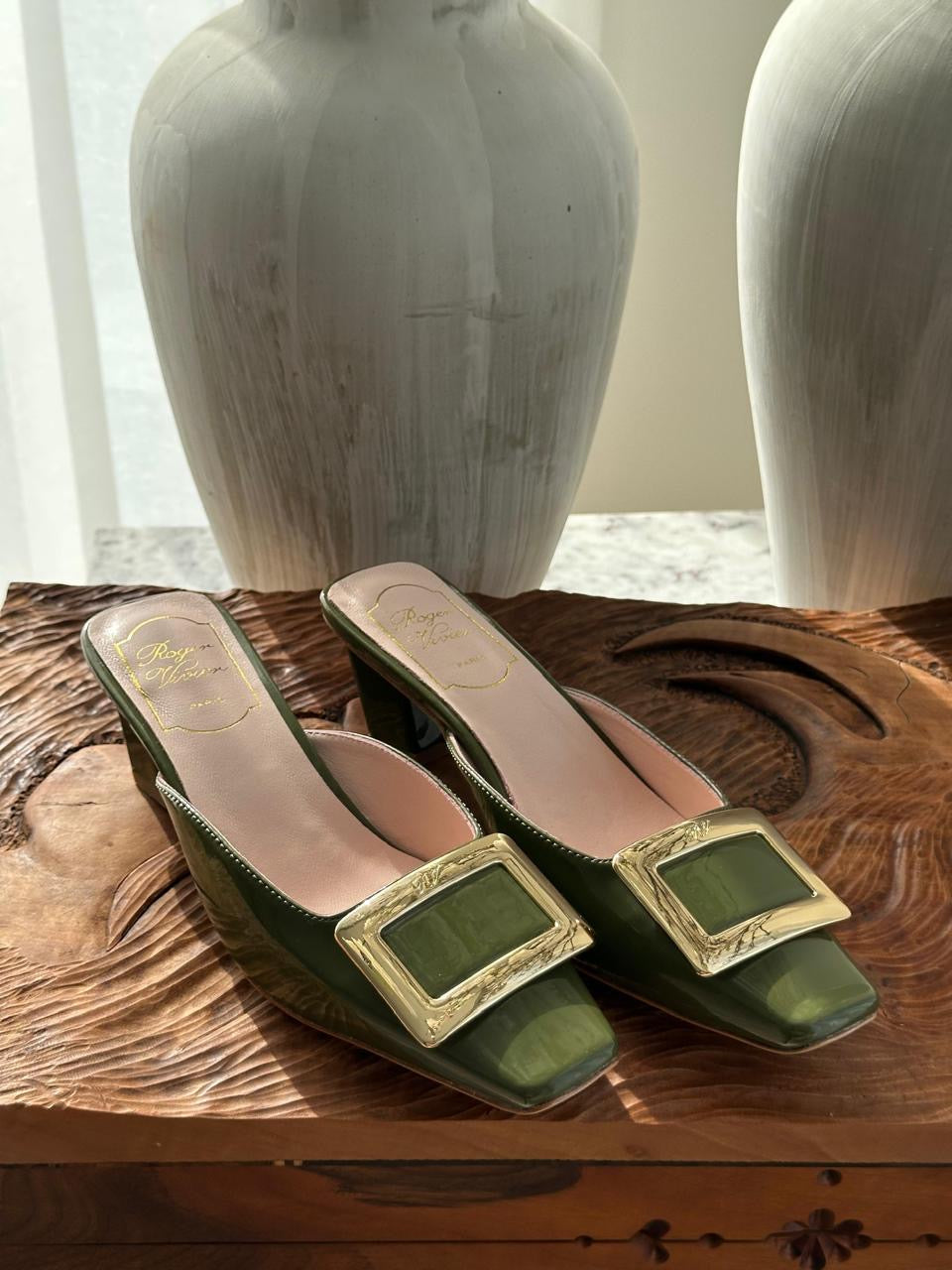 Roger vivier heels - green