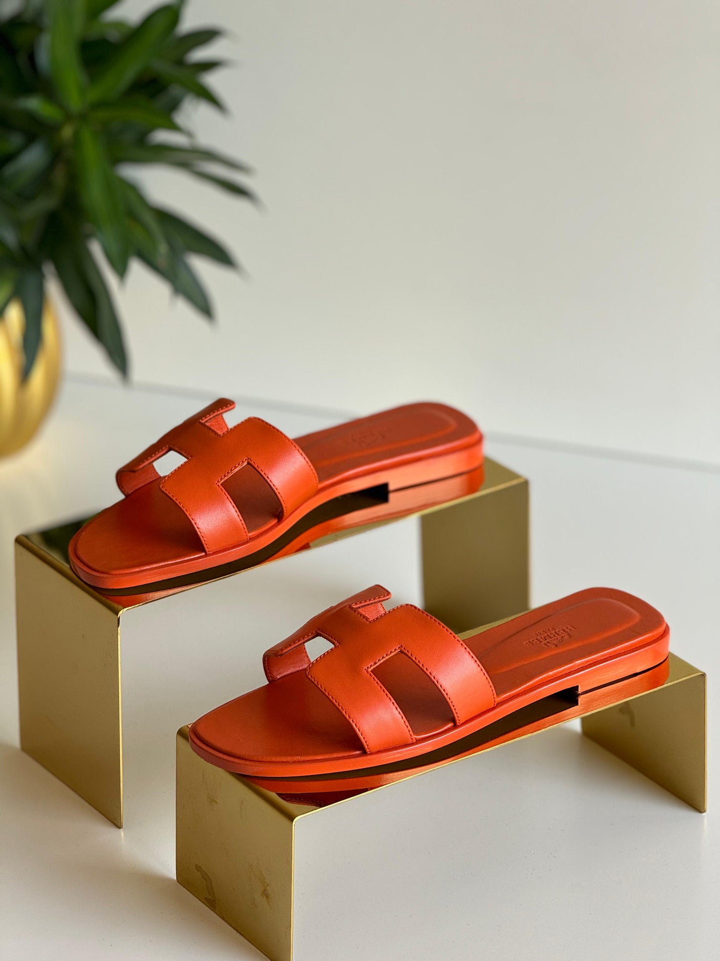 Hermes slipper - soft leather